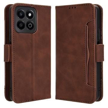 Honor 200 Smart/X7c 4G/5G Kortholder Lommebokveske brun
