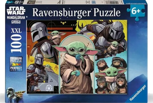 Ravensburger The Mandalorian Puslespill Grogu 100 Brikker Ravensburger The Mandalorian Puslespill Grogu 100 Brikker
