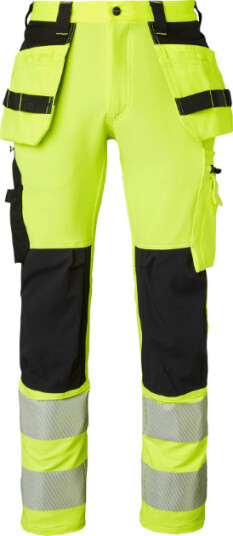 Top Swede 313 Craftsmen Bukser Fluorescerende Gul/Sort, 1 stk. ,SBG-313175015C044 D88