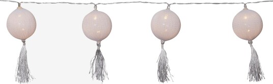 Jotex Lysslynge Jolly Tassel Hvit 1524412020 Jotex Lysslynge Jolly Tassel Hvit 1524412020