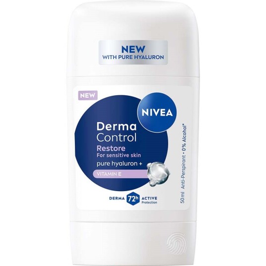 NIVEA Antiperspirant Deo Stick Derma Control Restore Sensitive 50 ml