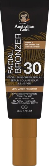 Australian Gold Daily Facial Serum SPF 30 Bronzer 50 ml med Aloe Vera Australian Gold Daily Facial Serum SPF 30 Bronzer 50 ml med Aloe Vera