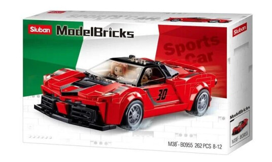 Sluban Italian Supercar Red Sluban Italian Supercar Red