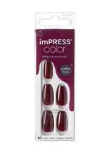 Kiss My Face ImPRESS Color MC Winery in NYC Nails 30 pcs