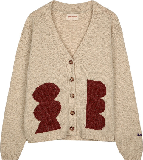 Bobo Choses | Geometric Shapes Long Cardigan | XS