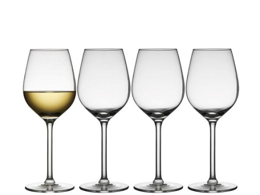Lyngby Glas Juvel hvitvinsglass 38 cl 4 stk klar