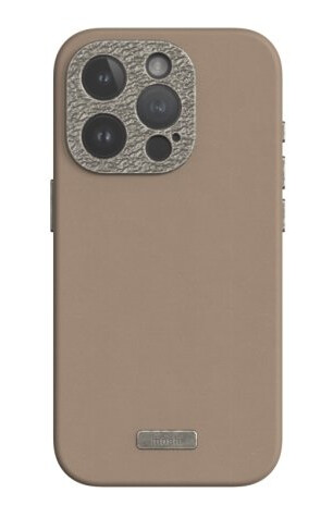 Moshi Napa For Iphone 15 Pro - Woodsmoke Brown Moshi Napa For Iphone 15 Pro - Woodsmoke Brown