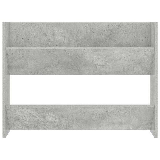 vidaXL Veggskoskap betonggr? 80x18x60 cm sponplate vidaXL Veggskoskap betonggr? 80x18x60 cm sponplate