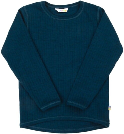 Joha Colorful Ull Trøye T Skjorte I Merino Ull Dark Turquoise (110)