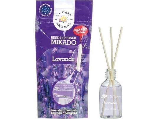 La Casa de los Aromas AROMAS_Aromatisk olje med lavendelstaver 30ml La Casa de los Aromas AROMAS_Aromatisk olje med lavendelstaver 30ml