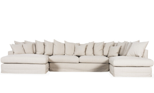 Soffadirekt MONACO U sofa Høyre Beige Soffadirekt MONACO U sofa Høyre Beige