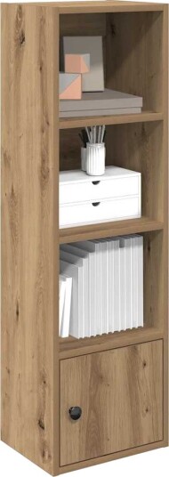 Bokhylle artisan eik 31x24x102 cm konstruert tre