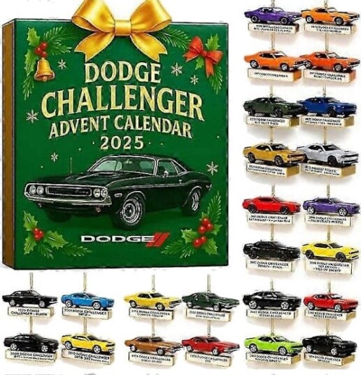 Superbil Adventskalender Overraskelsesboks Juletrepynt Dodge