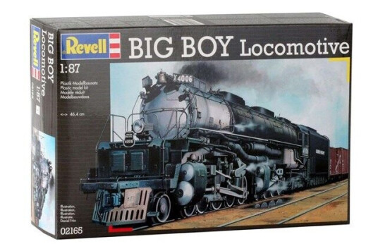 Revell Big Boy Damplokomotiv Modellsett 1:87 Flerfarget