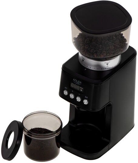 Adler AD 4300 Kaffekvern med malverk 180W, 300g Svart