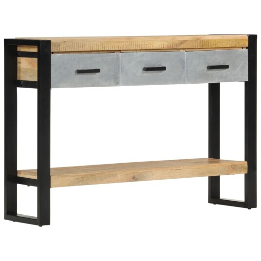 Konsollbord 110x30x76 cm grovt heltre mangotre 8720845740351