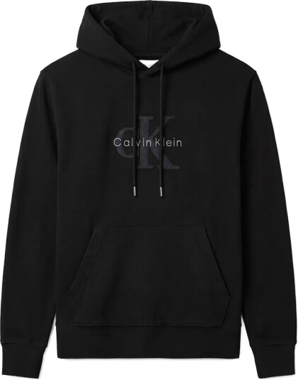 Calvin Klein Jeans Ls Prem Terry Denim Applique Mnl Black S