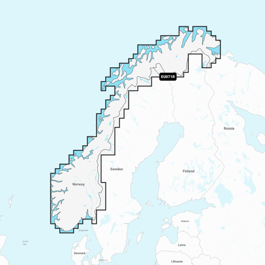 Garmin Maritime Kart Norge Eu071r Garmin Navionics+ Verdensledende Sjøkart