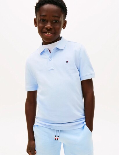 Tommy Hilfiger Flag Polo Ss   Blue   128