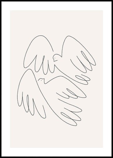 Love Birds Plakat / 100x150cm Love Birds Plakat / 100x150cm