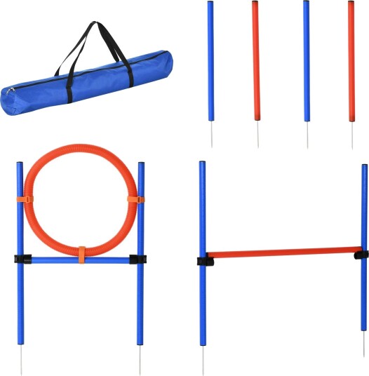 Northio Agility Treningssett For Hunder Blå/Rød