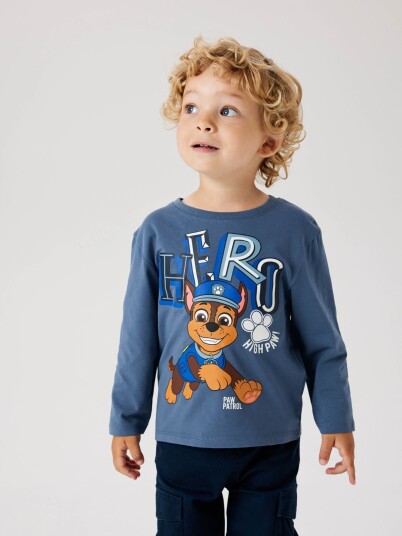 Name It Jahav Pawpatrol Long Sleeve Top Blå 92