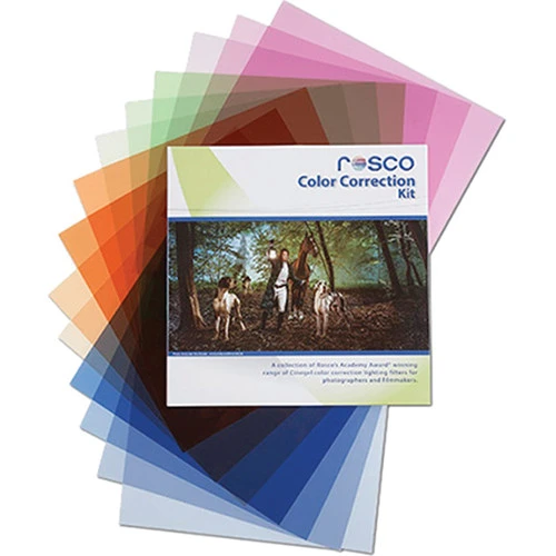 Rosco Color Correction Kit 20"x24" 50x60 cm farge korreksjonsfilter 16stk Rosco Color Correction Kit 20"x24" 50x60 cm farge korreksjonsfilter 16stk