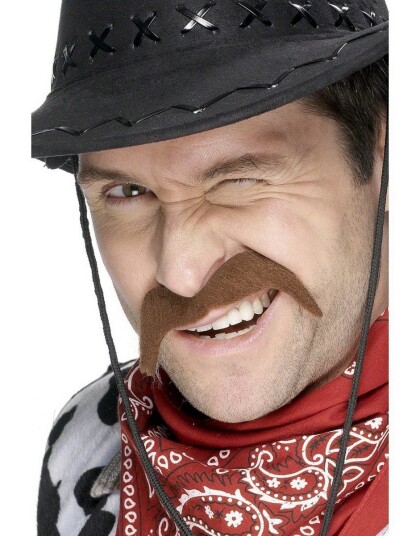 Cowboybart Brun Løsbart Cowboybart Brun Løsbart