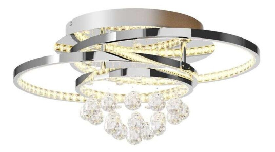 Lucande Keely LED-taklampe, krystall, 44,5 cm Lucande Keely LED-taklampe, krystall, 44,5 cm