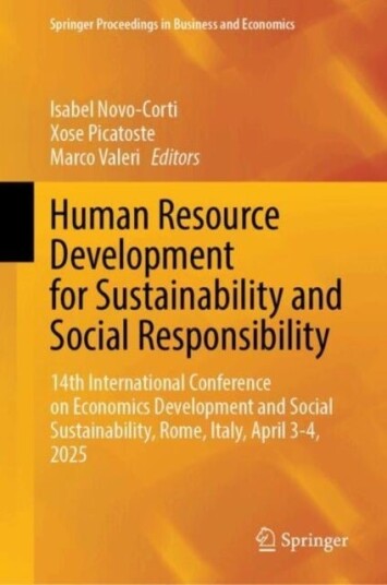 Human Resource Development for Sustainability and Social Responsibility Human Resource Development for Sustainability and Social Responsibility