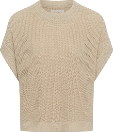 Part Two Dame Strikkevarer Beige M,