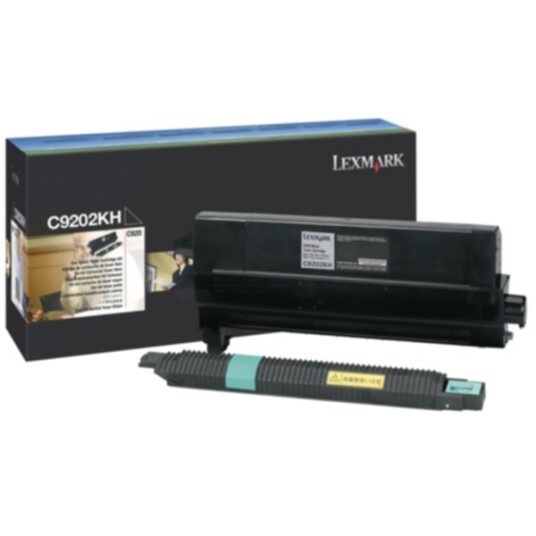 Lexmark C9202KH Tonerkassett sort 15.000 sider inkl. bestrykningsrulle