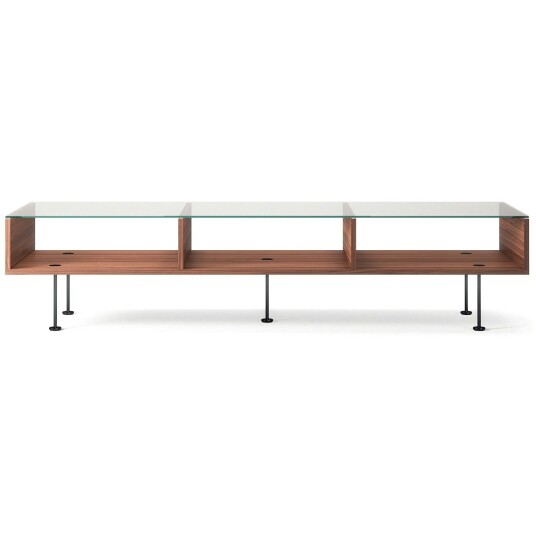 Decotique Vogue Salongbord 45x165 cm Valnøtt / Sort