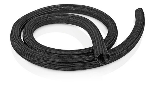 Nedis Kabelmansjett 30 mm Nylon Sort for Strømkabler og Ledninger