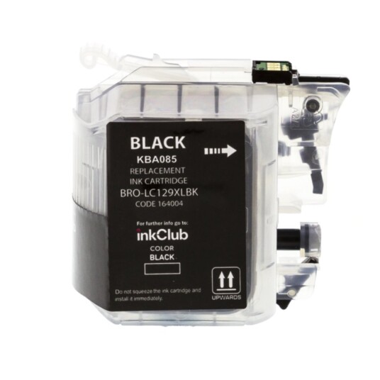 inkClub KBA085 Blekkpatron svart, 2.600 sider (61 ml)