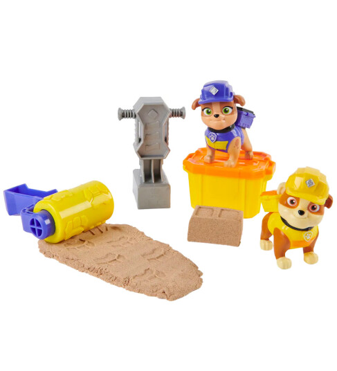 Rubble & Crew Figur 2-pk med Kinetisk Sand - Rubble og Mix