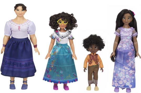 Disney Princess Encanto Madrigal 4-pack dukker Mirabel, Isabela, Luisa og Antonio