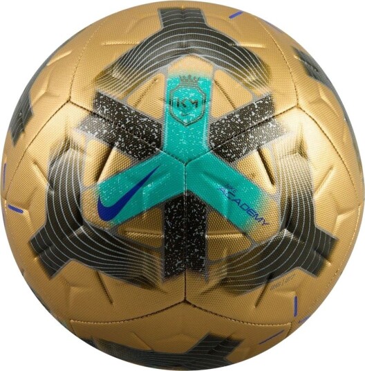 Nike Fotball Academy Mbappé Personal Edition Gull/Metallisk Sølv/Jade Str. 4