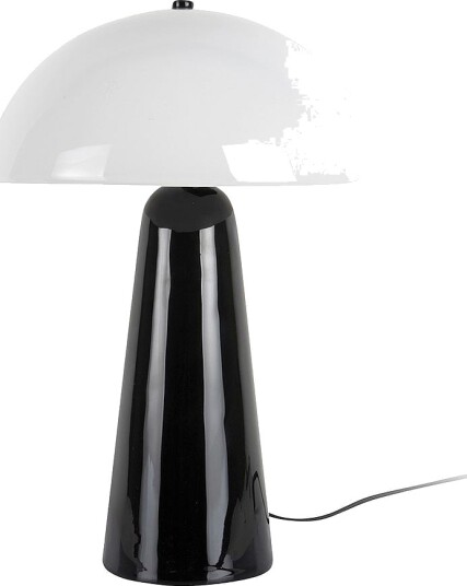 Leitmotiv Bordlampe Vidrio Centro Svart Bordlamper