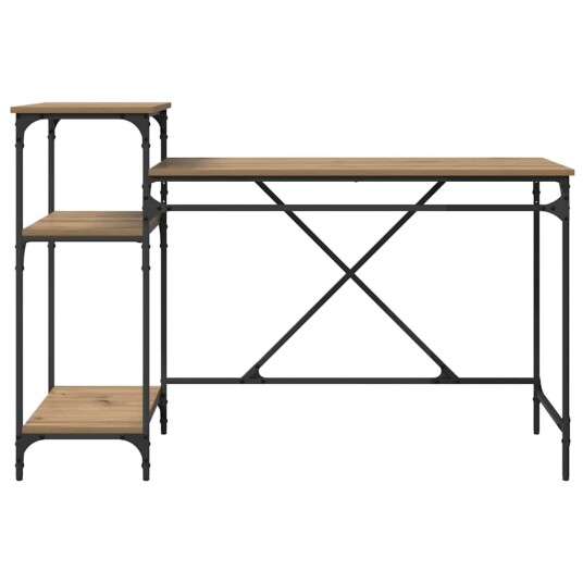 Skrivebord Artisan Eik 135 x 50 x 90 cm Konstruert tre