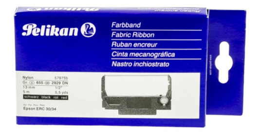 Fargebånd sort/rød Fargebånd sort/rød
