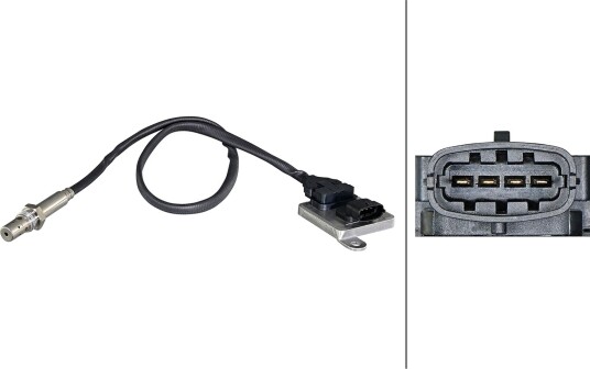 NOx-sensor, NOx-katalysator HELLA 6PN 358 186-931