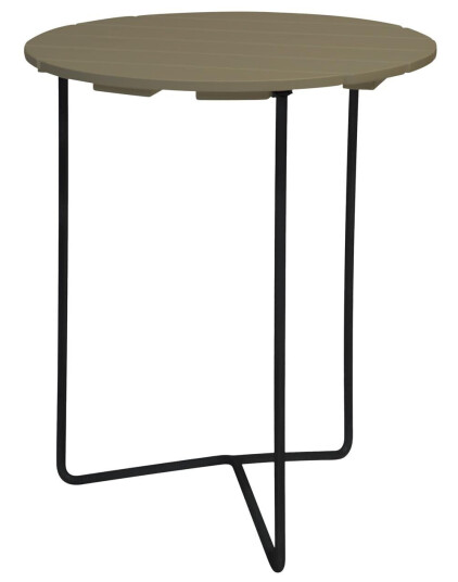 Grythyttan Stålmöbler Bord 6B Lysegrønn lakkert eik/svart 60 cm Grønn