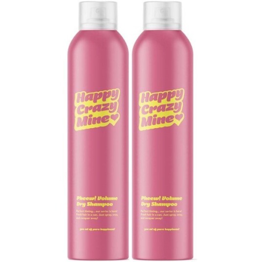 Happy Crazy Mine Pheew! Volume Dry Shampo Duo 2x300 ml Happy Crazy Mine Pheew! Volume Dry Shampo Duo 2x300 ml