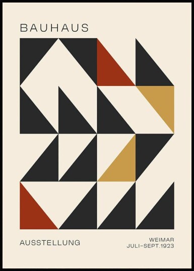 Bauhaus No. 10 Plakat Plakat / 70x100cm