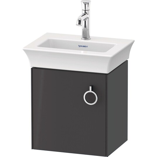 Duravit White Tulip Servantskap m/1 dør 38,4x29,8x41 cm Grafitt Høyglans