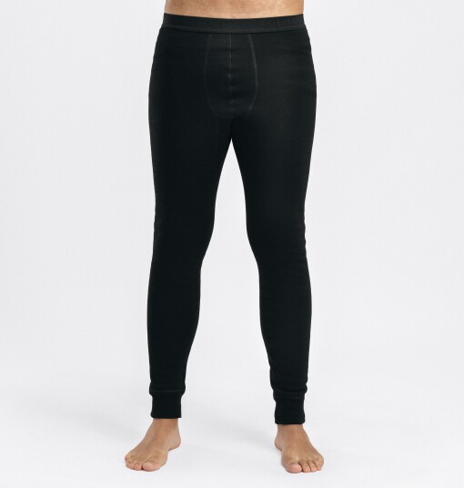 Aclima FleeceWool V2 Longs Herre Jet Black XL Aclima FleeceWool V2 Longs Herre Jet Black XL