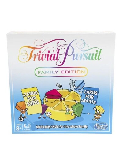 Hasbro Trivial Pursuit Family Edition English Hasbro Trivial Pursuit Family Edition English