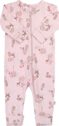 Joha heldress/pyjamas i ull/silke, Lt. pink (100) 100