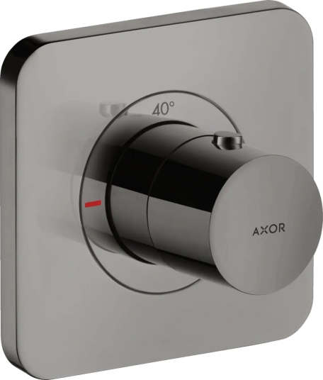 Axor Citterio E Termostat For innbygging Polert Sort Krom Axor Citterio E Termostat For innbygging Polert Sort Krom
